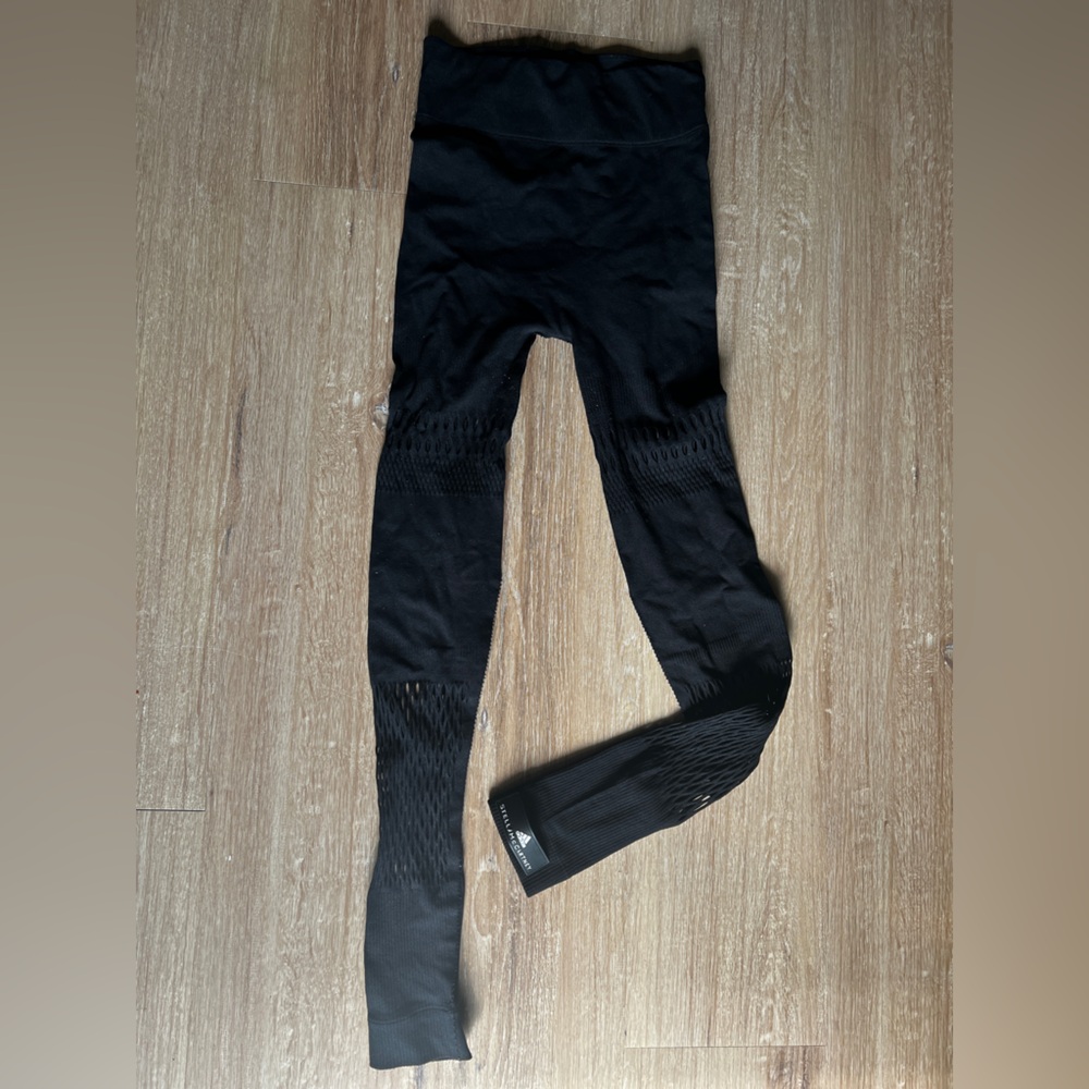 Woman’s Stella McCartney Adidas Small Black Leggings - Picture 2 of 6